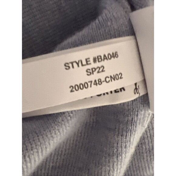 J Crew Sweater SMALL Sleeveless Blue 100% Cashmere BA046 NWT NEW - Picture 8 of 8